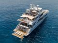 NEW WAVES Benetti Fast 140 - anchored aft view NEW WAVES Benetti Fast 140 - anchored aft view