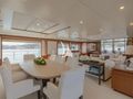 NEW WAVES Benetti Fast 140 - main dining area NEW WAVES Benetti Fast 140 - main dining area