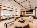 NEW WAVES Benetti Fast 140 - sky lounge TV and tea area NEW WAVES Benetti Fast 140 - sky lounge TV and tea area