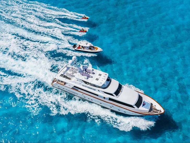 NEXT CHAPTER Hargrave 97 RPH - aerial shot cruising NEXT CHAPTER Hargrave 97 RPH - aerial shot cruising