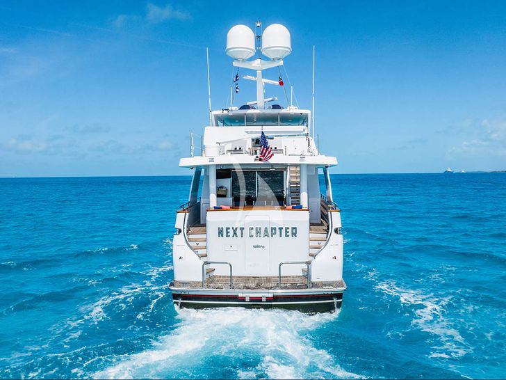 NEXT CHAPTER Hargrave 97 RPH - cruising aft view NEXT CHAPTER Hargrave 97 RPH - cruising aft view