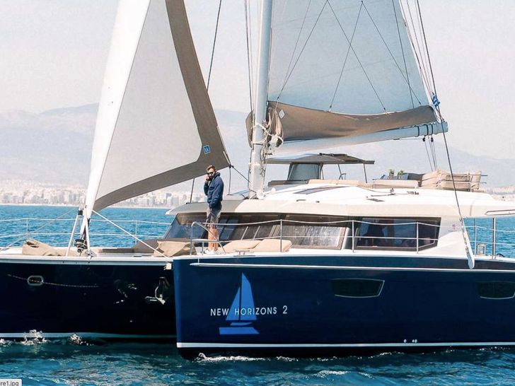 NEW HORIZONS 2 Fountaine Pajot Saba 50 - main profile NEW HORIZONS 2 Fountaine Pajot Saba 50 - main profile
