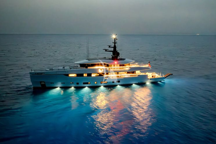 Charter Yacht NIGHT FURY II - Columbus Atlantique 43m - 5 Cabins - Cannes - Nice - St Tropez - French Riviera - Monaco