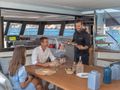 NIKA ONE Fountaine Pajot Samana 59 - alfresco dining NIKA ONE Fountaine Pajot Samana 59 - alfresco dining