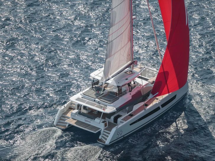 NIKA ONE Fountaine Pajot Samana 59 - cruising NIKA ONE Fountaine Pajot Samana 59 - cruising