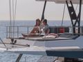 NIKA ONE Fountaine Pajot Samana 59 - flybridge aft NIKA ONE Fountaine Pajot Samana 59 - flybridge aft