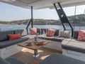 NIKA ONE Fountaine Pajot Samana 59 - flybridge seating NIKA ONE Fountaine Pajot Samana 59 - flybridge seating