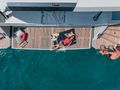 NIKA ONE Fountaine Pajot Samana 59 - swim platform NIKA ONE Fountaine Pajot Samana 59 - swim platform