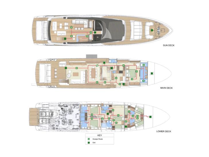NIKITA Riva Corsaro 100 - layout NIKITA Riva Corsaro 100 - layout