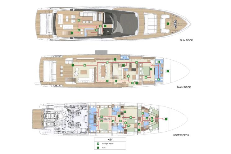 Layout for NIKITA Riva Corsaro 100 - layout