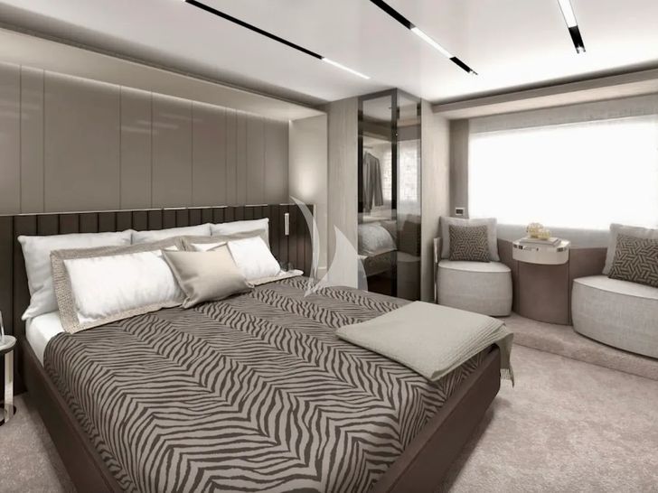 NIRVANA Cranchi Sessantasette 67 - master cabin NIRVANA Cranchi Sessantasette 67 - master cabin