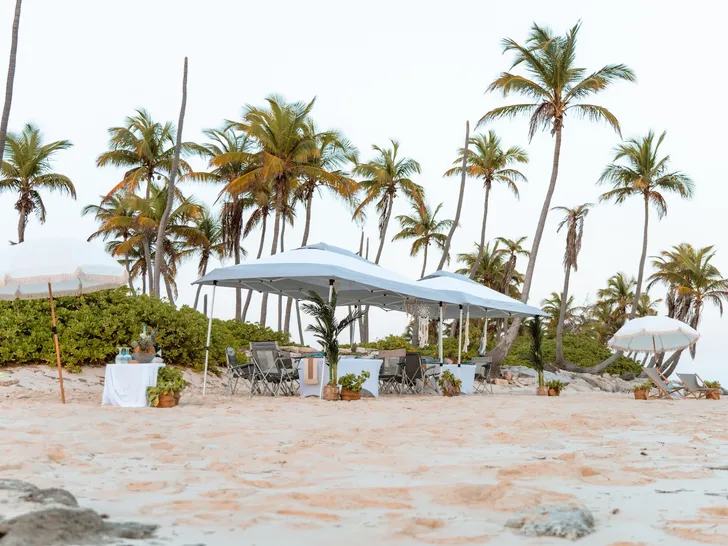 NITA K II Amels 52m - beach set up NITA K II Amels 52m - beach set up