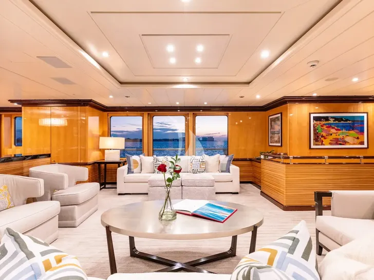 NITA K II Amels 52m - main saloon lounge NITA K II Amels 52m - main saloon lounge