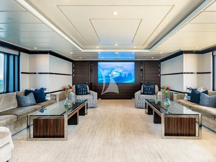 NITA K II Amels 52m - sky deck TV lounge NITA K II Amels 52m - sky deck TV lounge