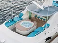 NITA K II Amels 52m - sundeck jacuzzi NITA K II Amels 52m - sundeck jacuzzi
