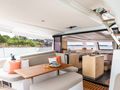 NN Fountaine Pajot New 44 - aft deck alfresco dining area NN Fountaine Pajot New 44 - aft deck alfresco dining area
