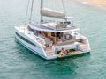 NN Fountaine Pajot New 44 - anchored aft shot NN Fountaine Pajot New 44 - anchored aft shot