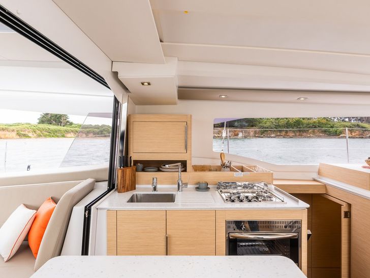 NN Fountaine Pajot New 44 - galley NN Fountaine Pajot New 44 - galley