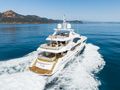 NO.9 Sunseeker 131 - cruising aft view NO.9 Sunseeker 131 - cruising aft view