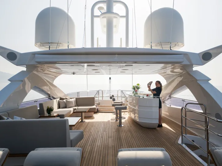 NOAH Sunseeker 131 - sun deck NOAH Sunseeker 131 - sun deck