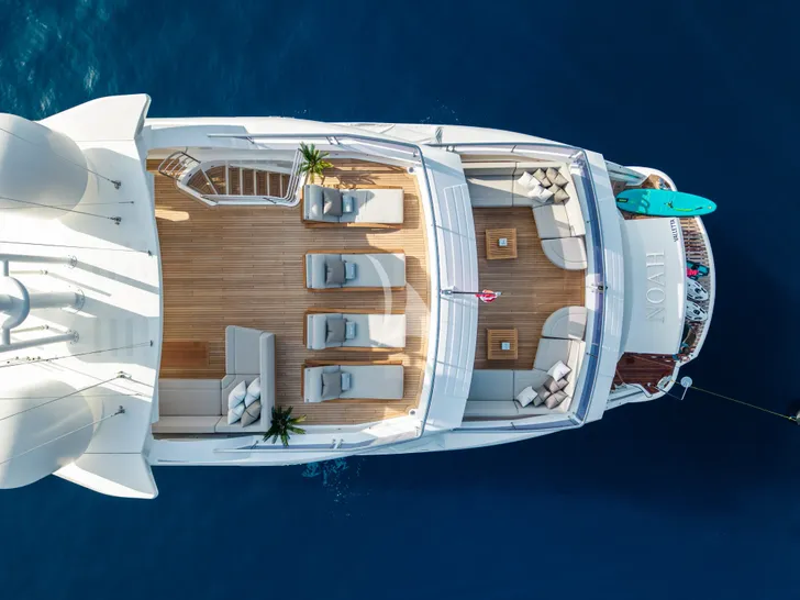 NOAH Sunseeker 131 - top aft view NOAH Sunseeker 131 - top aft view