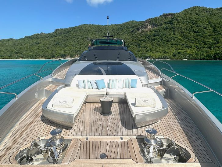 NOI Riva Argo 90 - bow lounging area NOI Riva Argo 90 - bow lounging area