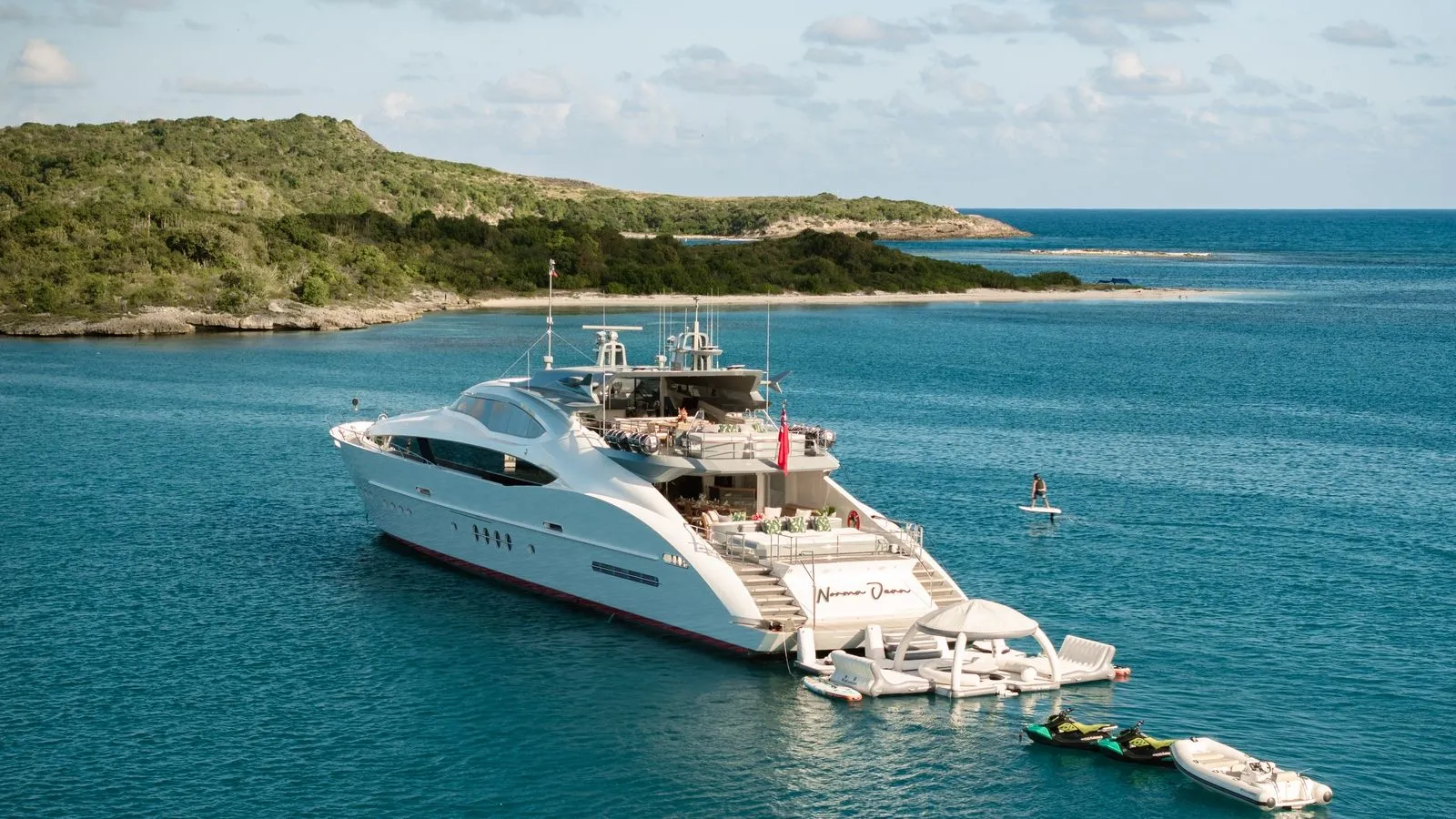 Charter Yacht NORMA JEAN - Palmer Johnson 150 - 5 Cabins - St Martin - St Barths - Leewards - Caribbean