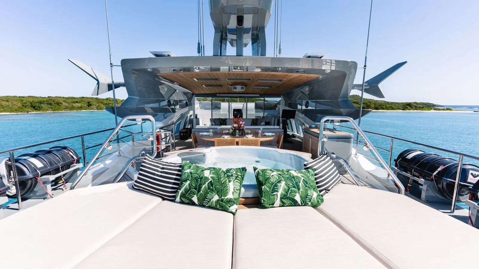 Charter Yacht NORMA JEAN - Palmer Johnson 150 - 5 Cabins - St Martin - St Barths - Leewards - Caribbean