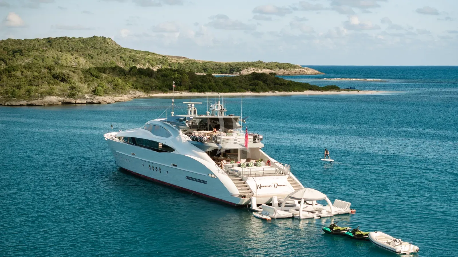 Charter Yacht NORMA JEAN - Palmer Johnson 150 - 5 Cabins - Nassau - Exumas - Bahamas - St Martin - Caribbean