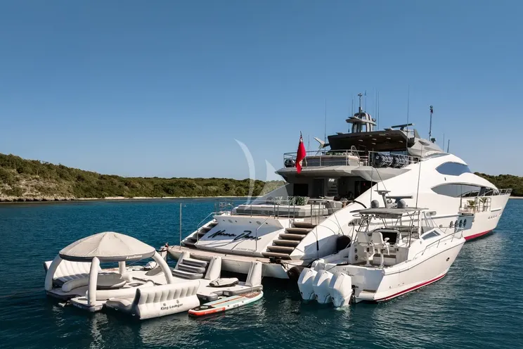 Charter Yacht NORMA JEAN - Palmer Johnson 150 - 5 Cabins - Nassau - Exumas - Bahamas - St Martin - Caribbean