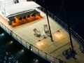NORTH WIND Sokmen Kardesler 44m - foredeck at night NORTH WIND Sokmen Kardesler 44m - foredeck at night