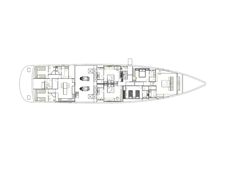 NORTH WIND Sokmen Kardesler 44m - layout NORTH WIND Sokmen Kardesler 44m - layout