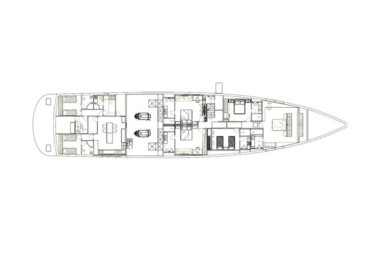 Layout for NORTH WIND Sokmen Kardesler 44m - layout