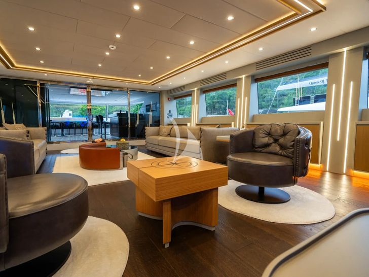 NORTH WIND Sokmen Kardesler 44m - saloon seating area NORTH WIND Sokmen Kardesler 44m - saloon seating area
