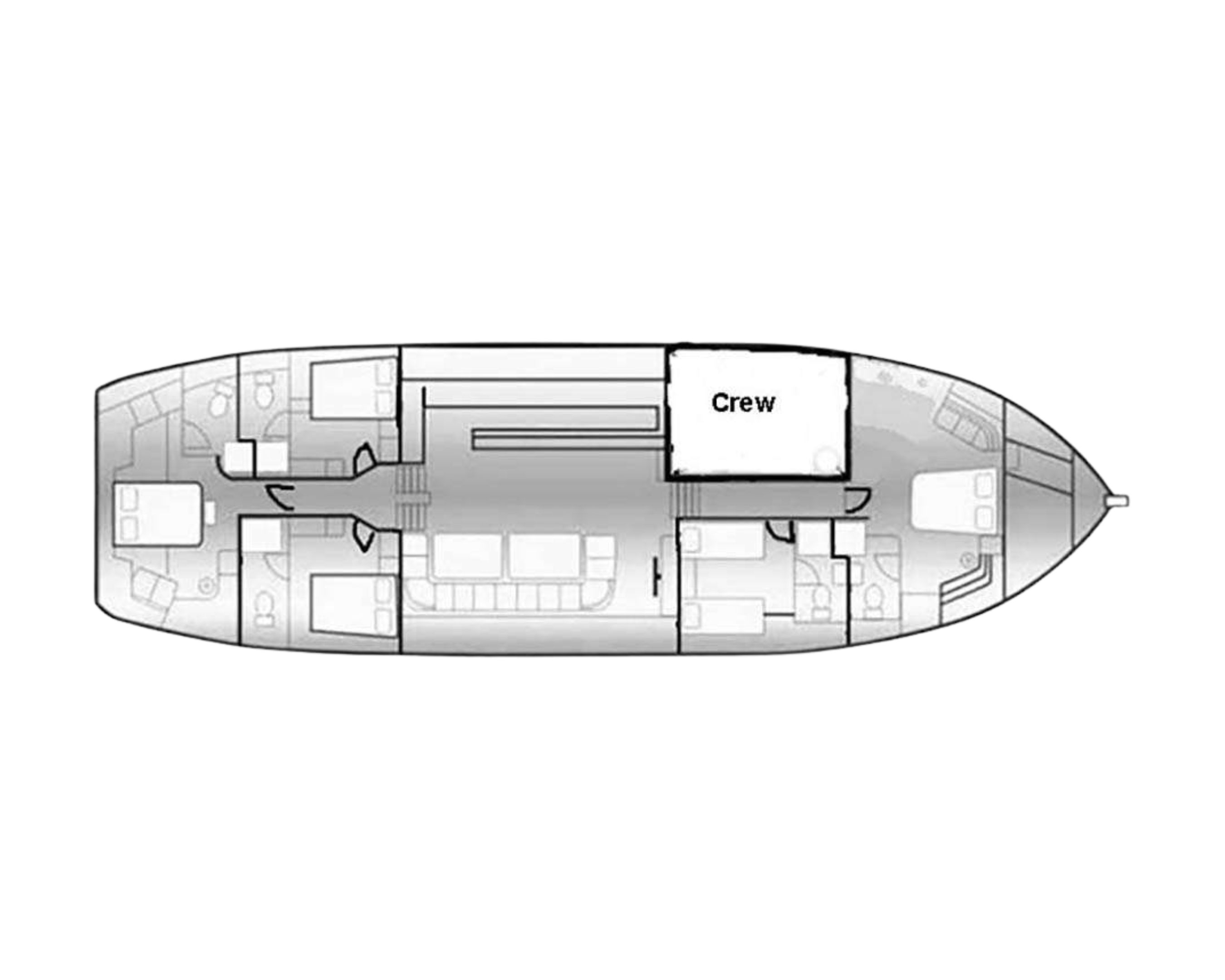 Layout for GULET NOSTRA VITA Custom 32m - layout