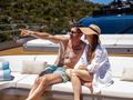 NO STRESS 888 Riva Corsaro 100 - guests lounging under the sun NO STRESS 888 Riva Corsaro 100 - guests lounging under the sun