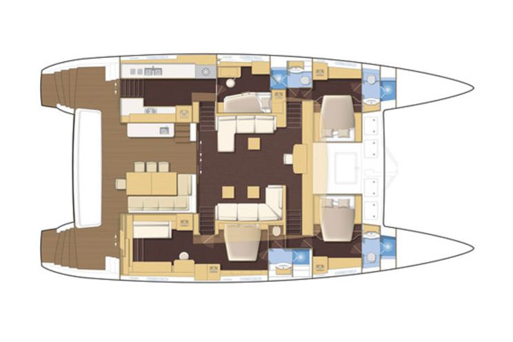 Layout for NOVA Lagoon 620 - layout