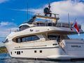 NOVELA CBI Navi Custom 30m - anchored port side view NOVELA CBI Navi Custom 30m - anchored port side view