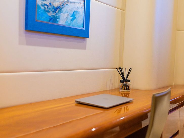 NOVELA CBI Navi Custom 30m - master cabin work area NOVELA CBI Navi Custom 30m - master cabin work area