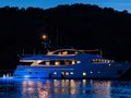 NOVELA CBI Navi Custom 30m - side profile at night NOVELA CBI Navi Custom 30m - side profile at night
