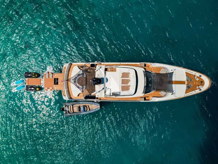 NOVELA Custom CBI Navi 30m - top aerial shot NOVELA Custom CBI Navi 30m - top aerial shot