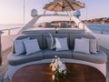 OAK Benetti Classic 115 - sundeck seating area OAK Benetti Classic 115 - sundeck seating area