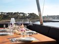 OBSESSIO Princess 72 - alfresco dining set up OBSESSIO Princess 72 - alfresco dining set up