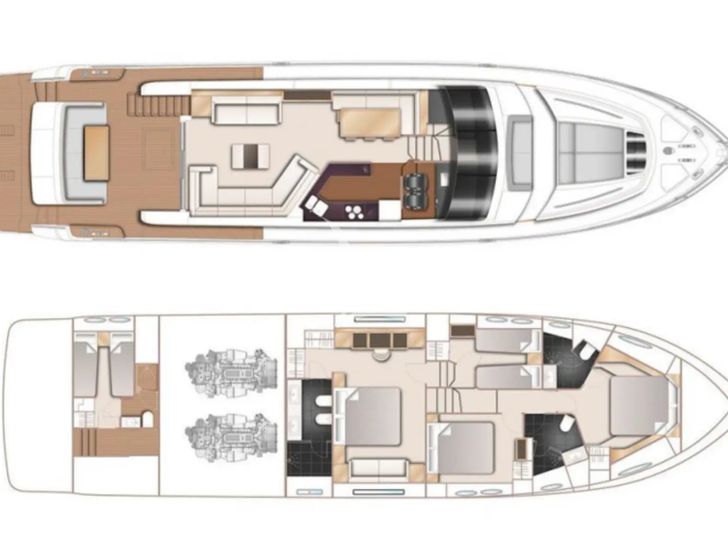 OBSESSIO Princess 72 - layout OBSESSIO Princess 72 - layout