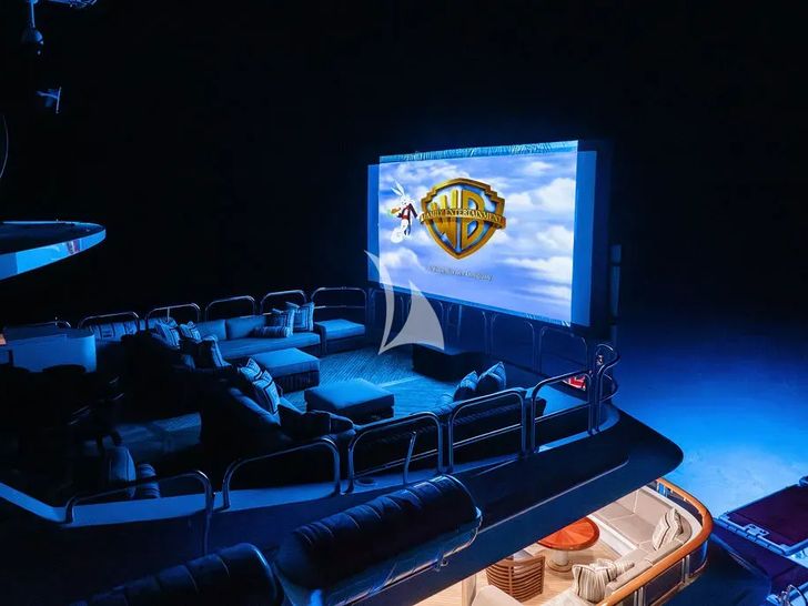 OCEAN CLUB Trinity Yachts 164 - sun deck outdoor cinema OCEAN CLUB Trinity Yachts 164 - sun deck outdoor cinema