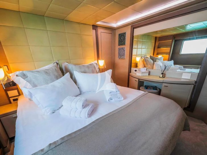 OCEAN DRIVE Benetti Delfino 92 - master cabin OCEAN DRIVE Benetti Delfino 92 - master cabin