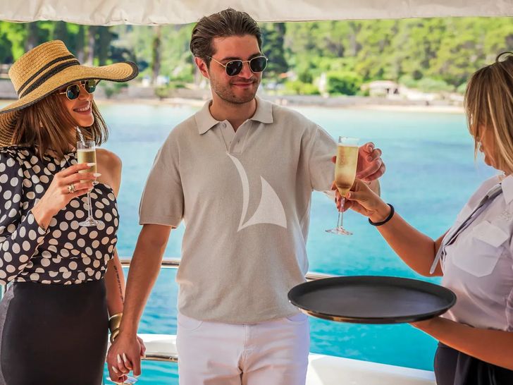 OCEAN DRIVE Benetti Delfino 92 - welcome drinks OCEAN DRIVE Benetti Delfino 92 - welcome drinks