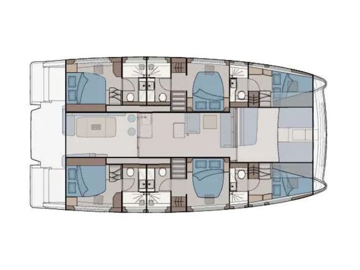 OCEAN KITTY Aquila 50 - layout OCEAN KITTY Aquila 50 - layout