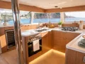 OCEANS ONE Bali 5.8 - modern catamaran galley OCEANS ONE Bali 5.8 - modern catamaran galley