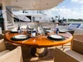 OCEAN'S SEVEN Kingship Magellan 110 - sky deck alfresco dining area OCEAN'S SEVEN Kingship Magellan 110 - sky deck alfresco dining area